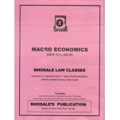 Bhosale Law Class's Macro Economics for BA.LL.B & LL.B [New Syllabus] | Bhosale Publication